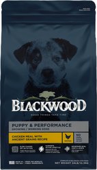 Blackwood Puppy Performance, Growing & Working Chicken Meal with Ancient Grain Recipe Dry Dog Food, 24-lb bag