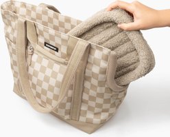Cleverpup Transit Tote Dog Carrier, Check, Medium slide 2 of 8