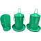 Show in main carousel: Zylina Powder Coated Green Metal Chicken Waterer, Feeder & Scoop Combo Pack, 1-gal, 9-lb slide 1 of 9