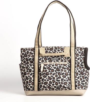 Show full view: Cleverpup Transit Gear Tote Dog Carrier, Leopard, Small slide 2 of 8