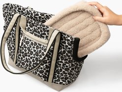 Cleverpup Transit Tote Dog Carrier, Leopard, Medium slide 2 of 8
