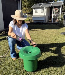 Zylina Powder Coated Green Metal Chicken Waterer, Feeder & Scoop Combo Pack, 3.2-gal, 26-lb slide 2 of 9
