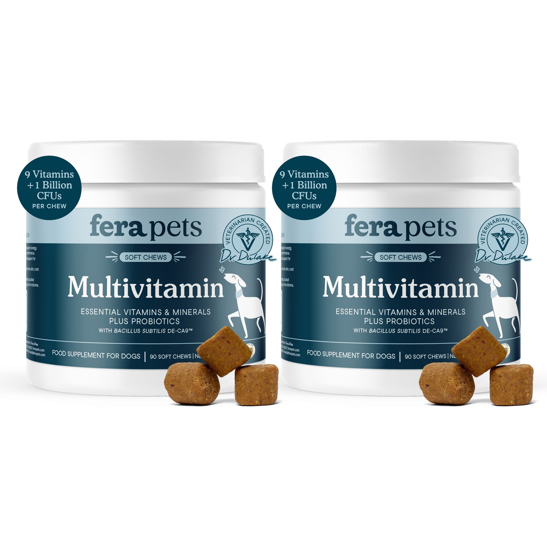 Fera Pets Multivitamin Soft Chews Supplement for Dogs, 180 count bundle