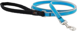 LupinePet Reflective Diamonds Small Dog & Cat Padded Handle Leash, Blue Diamond, Regular: 6-ft long, 1/2-in wide