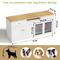 Show in main carousel: Xbrigh Wooden Table-Style Indoor Furniture Style Dog Crate with Drawers, White, 78 inch slide 8 of 9