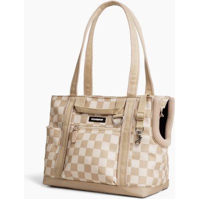 Cleverpup Cleverpup Transit Tote Dog Carrier, Check, Small