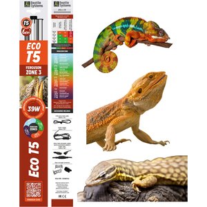 Reptile Systems Eco T5 Unit Zone 3 Reptile Lighting Kit 12%, 36-In, 39-watt
