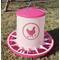 Show in main carousel: Zylina Chicken Feeder, Fuchsia, 25-lb slide 1 of 8