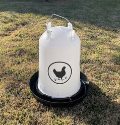 Zylina Chicken Waterer, Black, 3.7-gal