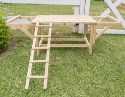 Zylina Chicken Small Nesting Box Table for 6 Bay, 3 Bay & 1 Bay Nesting Boxes, 55 x 30 x 24-in