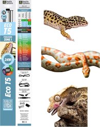 Reptile Systems Eco T5 Unit Zone 1 Reptile Lighting Kit 2.4%, 24-In, 24-watt