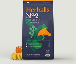 Hilton Herbs Herballs No. 2 Turmeric & Ginger Treat Horse Vitamins, 4.4-lb bag