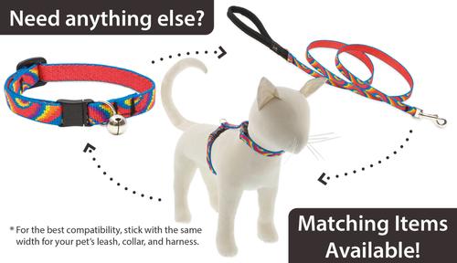Show full view: LupinePet Popular Picks Original Design Lollipop Breakaway Buckle Safety Cat Collar with Bell, One Size: 8 to 12 in, 1/2-in wide slide 7 of 8
