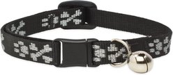 LupinePet Popular Picks Original Design Breakaway Buckle Safety Cat Collar with Bell, One Size: 8 to 12 in, 1/2-in wide, Bling Bonz slide 1 of 8
