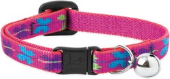 LupinePet Nature Inspired Original Design Wing It Breakaway Buckle Safety Cat Collar with Bell, One Size: 8 to 12 in, 1/2-in wide