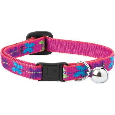 LupinePet LupinePet Nature Inspired Original Design Safety Buckle Nylon Adjustable Breakaway Cat Collar with Bell, 8 to 12-in neck, 1/2-in wide, Wing It