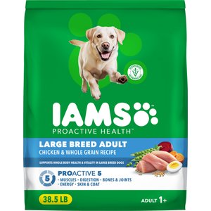 Iams Proactive Health Large Breed Adult with Real Chicken Dry Dog Food, 38.5-lb bag