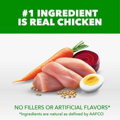 Show full view: Iams Proactive Health Minichunks with Real Chicken & Whole Grains Dry Dog Food, 38.5-lb bag slide 5 of 11