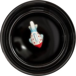 Kensie Eco-Friendly Ceramic Fish Water Bowl for Cats & Dogs, Medium: 2.6-cup, Black slide 2 of 4