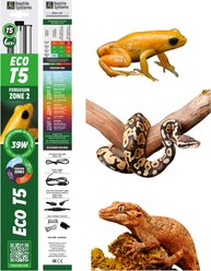 Reptile Systems Eco T5 Unit Zone 2 Reptile Lighting Kit 6%, 36-In, 39-watt