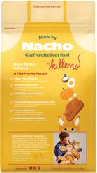 Made by Nacho Cage-Free Chicken, Chicken Liver & Bone Broth Recipe Kittens Dry Cat Food, 4-lb bag slide 2 of 8