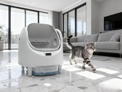 Coziwow Open-Top Smart Self Cleaning App Control Cat Litter Box, 23.8-lb bag