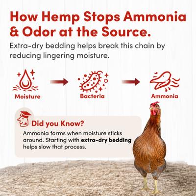 Show full view: RentACoop Premium Hemp Chicken Bedding, 31.5-lb bag slide 6 of 11