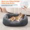 Show in main carousel: JOEJOY Square Washable Bolster Dog Bed, Grey, Medium: 30 x 24 x 9-in slide 7 of 8