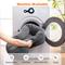 Show in main carousel: JOEJOY Square Washable Bolster Dog Bed, Grey, Medium: 30 x 24 x 9-in slide 6 of 8