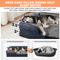 Show in main carousel: JOEJOY Memory Foam Calming Orthopedic Bolster Dog Bed with Removable Cover, Dark Grey, Large: 35 x 25 x 6.5-in slide 8 of 8