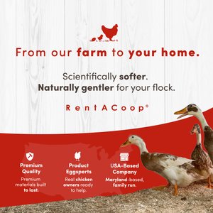 RentACoop Premium Hemp Chicken Bedding, 31.5-lb bag
