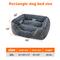 Show in main carousel: JOEJOY Calming Washable Square Bolster Dog Sofa Bed, Grey, XX-Large: 42 x 30 x 10-in slide 6 of 8