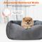 Show in main carousel: JOEJOY Calming Washable Square Bolster Dog Sofa Bed, Grey, XX-Large: 42 x 30 x 10-in slide 2 of 8