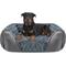 Show in main carousel: JOEJOY Calming Washable Square Bolster Dog Sofa Bed, Grey, XX-Large: 42 x 30 x 10-in slide 1 of 8