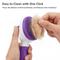 Show in main carousel: Fido Fave Self-Cleaning Deshedding & Dematting Dog & Cat Slicker Brush with Quick Release Button, Purple slide 3 of 6