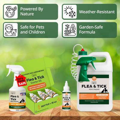 Show full view: Nature’s Dome Cedarwood Flea & Tick Spray for Dogs, 16-fl oz bottle slide 6 of 6