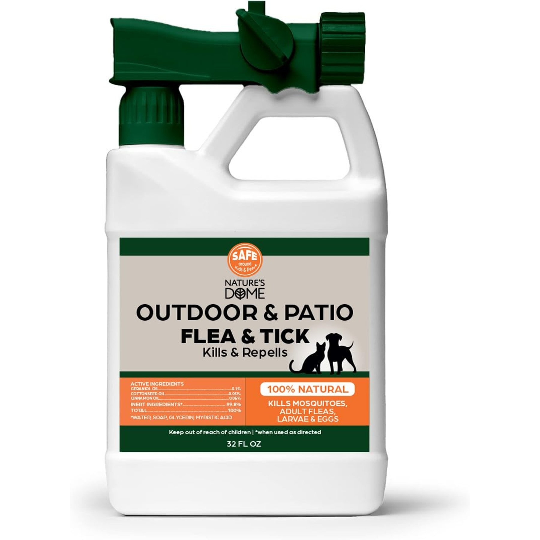 Nature’s Dome Outdoor Flea & Tick Spray for Dogs, 32-fl oz bottle