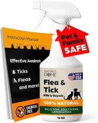 Nature’s Dome Flea & Tick Starter Kit Concentrate Spray for Dogs, 2-fl oz bottle, 3 count slide 1 of 9