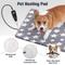Show in main carousel: Decflow Waterproof Indoor 11 Adjustable Temperature with Timer Dog & Cat Heating Pad with Chew Resistant Cord Star, Grey, Medium: 28 × 18-in slide 5 of 7