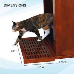 The Refined Feline Self Cleaning Litter Box Catch, Espresso slide 2 of 5