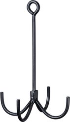 Tough1 Collapsible Horse Cleaning Hook, Black, 6 x 10-in