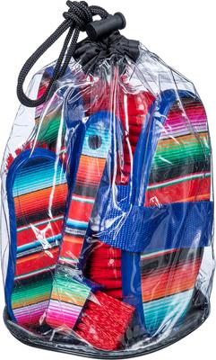 Show full view: Tough1 4-Piece Printed Horse Brush Package, 7 1/2 x 5 1/2-in, Serape slide 2 of 2