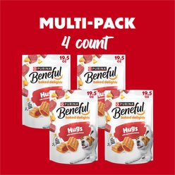 Purina Beneful Baked Delights Hugs with Real Beef & Cheese Dog Treats, 19-oz bag slide 2 of 9