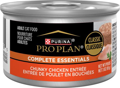 Purina Pro Plan Complete Essentials Classic Chunky Chicken Entree Adult Wet Cat Food