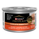 Purina Pro Plan Complete Essentials Classic Chunky Chicken Entree Adult Wet Cat Food, 3-oz can, case of 24