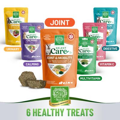 Show full view: Small Pet Select Care Natural High Fiber Timothy Hay Based Joint & Mobility Support Treat Supplement for Smallpets, Brown, 4.2-oz bag slide 7 of 8