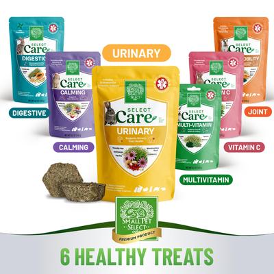 Show full view: Small Pet Select Care Natural High Fiber Timothy Hay Based Urinary Support Treat Supplement for Smallpets, Brown, 4.2-oz bag slide 7 of 8