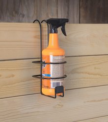 Tough1 Wire Horse Spray Bottle Holder, Black, 12 x 4 1/2 x 4 1/2-in slide 2 of 2