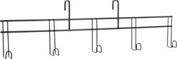 Tough1 5-Hook Horse Tack Rack, Black, 31-in