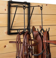 Tough1 Double Collapsible Horse Hanger, Black, 11 x 13 x 8-in